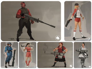 Illustration for article titled Valve Thought About Putting Women In Team Fortress 2 (And Making A DOTA 2 Cartoon)